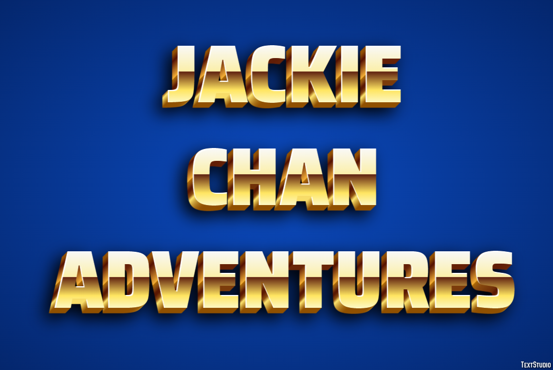Jackie Chan Adventures Text Effect