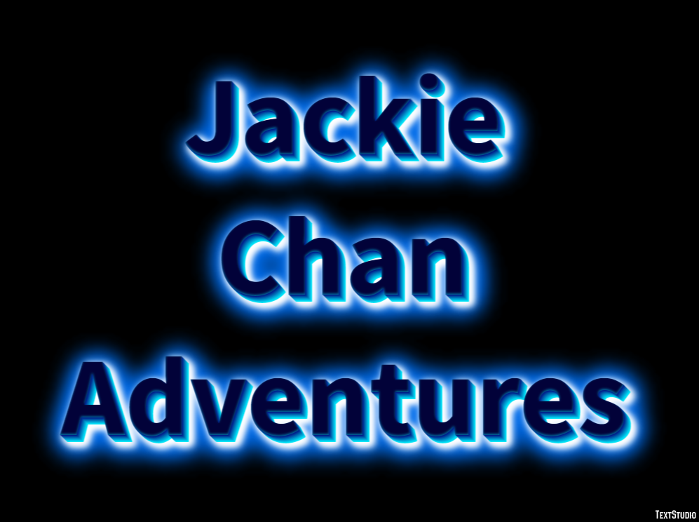 Jackie Chan Adventures Efecto de Texto