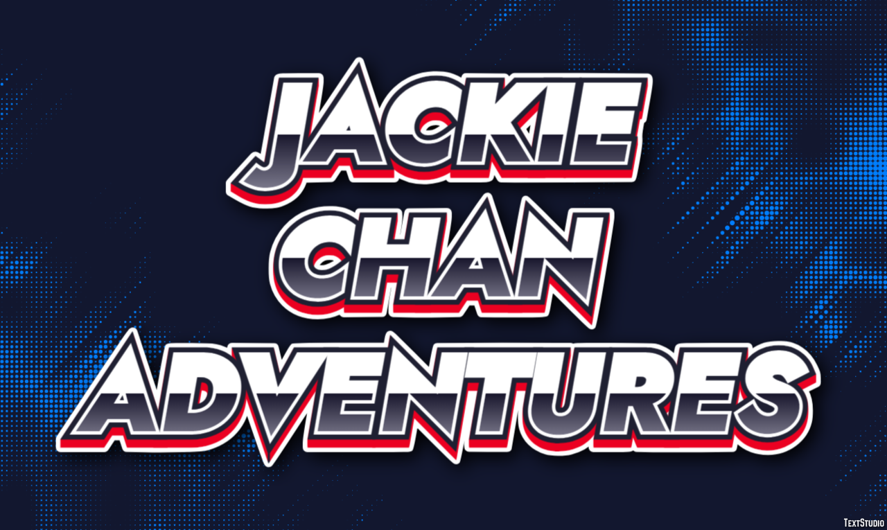 Jackie Chan Adventures Efecto de Texto