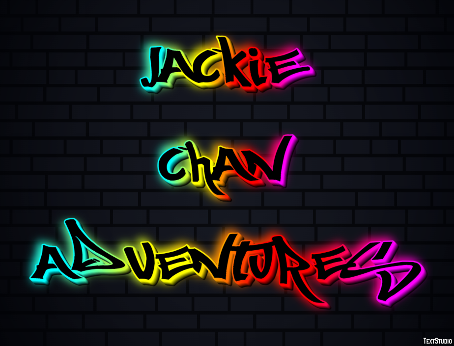 Jackie Chan Adventures Effetto testo