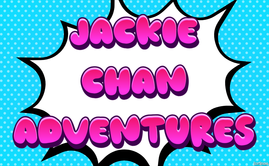 Jackie Chan Adventures Efecto de Texto