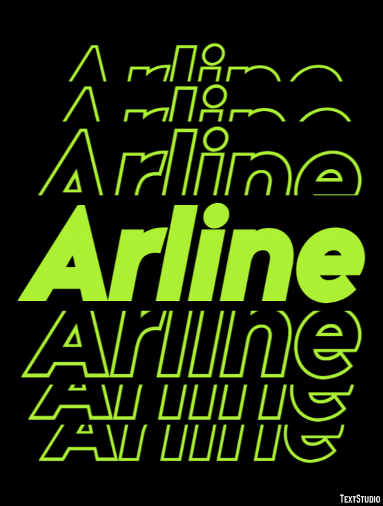 Arline Text Effect