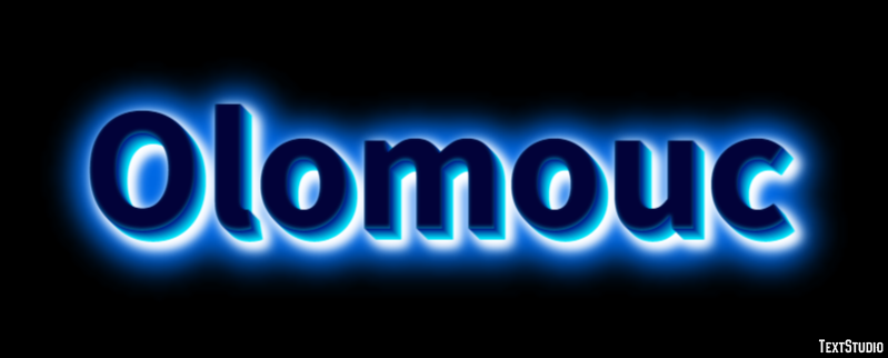Olomouc テキスト効果