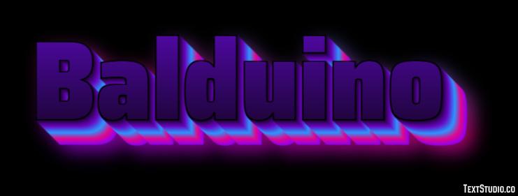 Balduino Efecto de texto