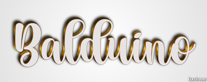 Balduino Efecto de texto