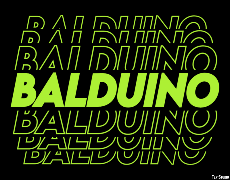 Balduino Efecto de texto