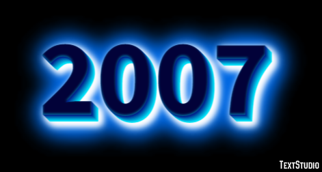 2007 Text Effect