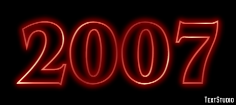2007 Text Effect