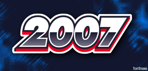 2007 Text Effect