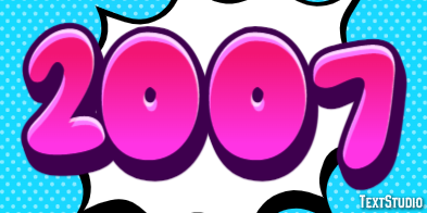 2007 Text Effect