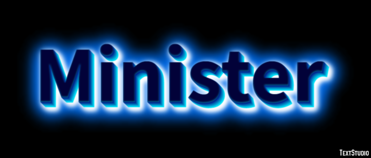 Minister Text Effect
