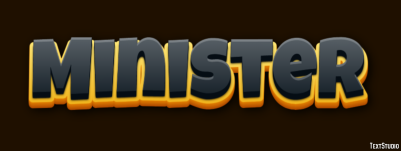 Minister Text Effect