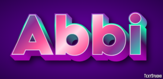 Abbi Effetto testo