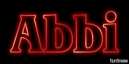 Abbi Text effect
