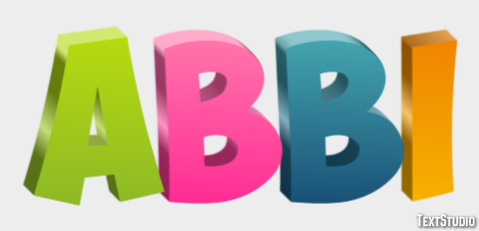 Abbi Text effect