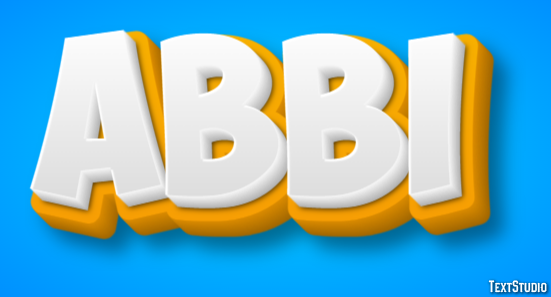 Abbi Text effect