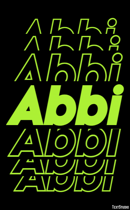 Abbi Text Effect