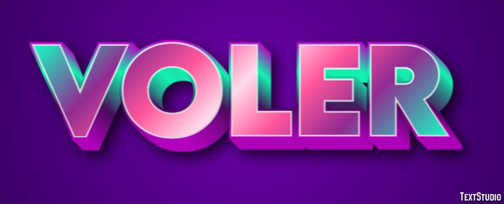 Voler Effet de Texte