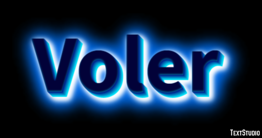 Voler Effet de Texte