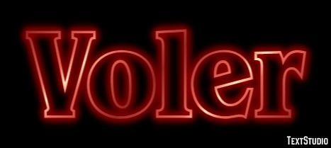 Voler Effet de Texte