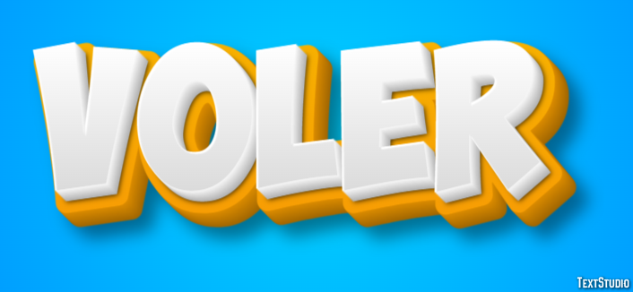 Voler Effet de Texte
