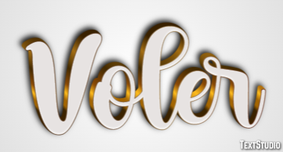 Voler Effet de texte