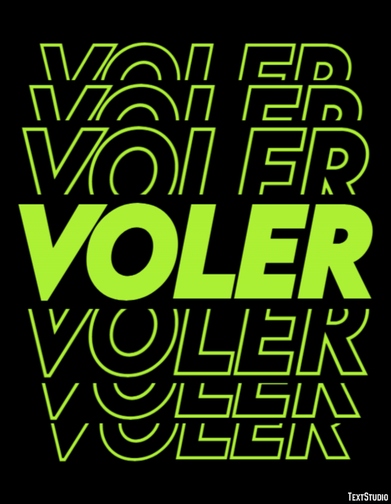 Voler Effet de Texte