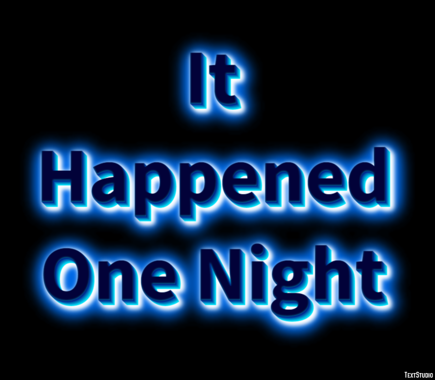 It Happened One Night Effetto testo