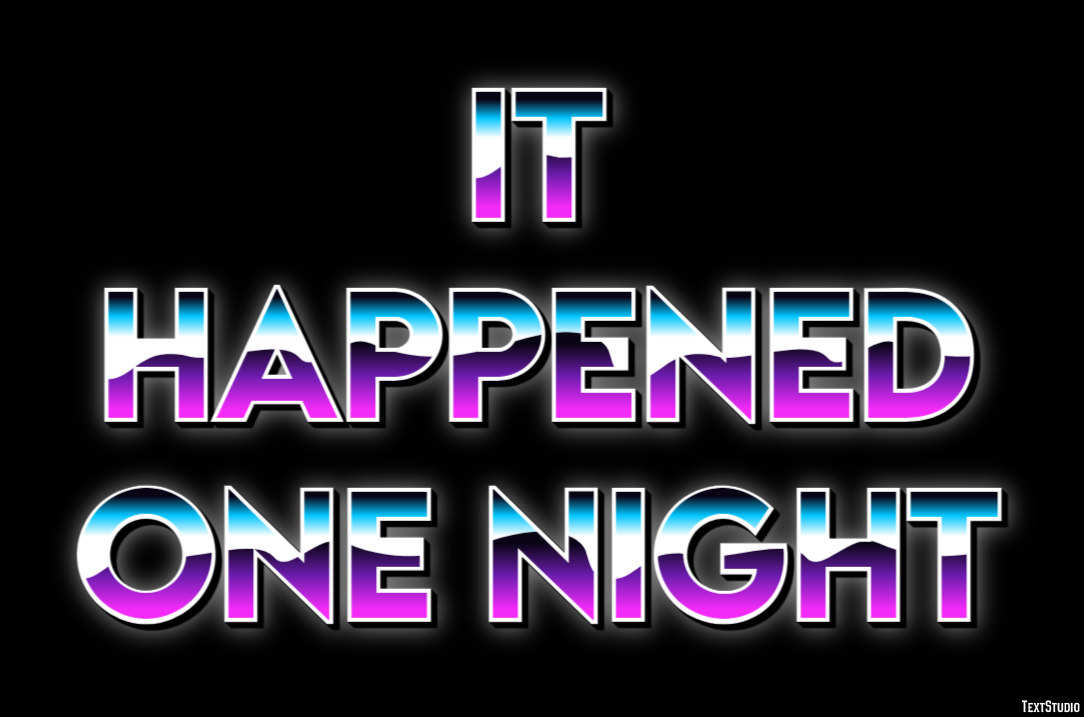It Happened One Night Effetto testo