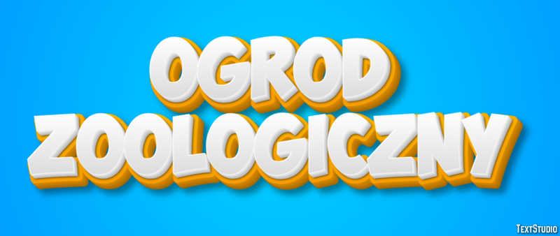 Ogród zoologiczny Efekt tekstowy