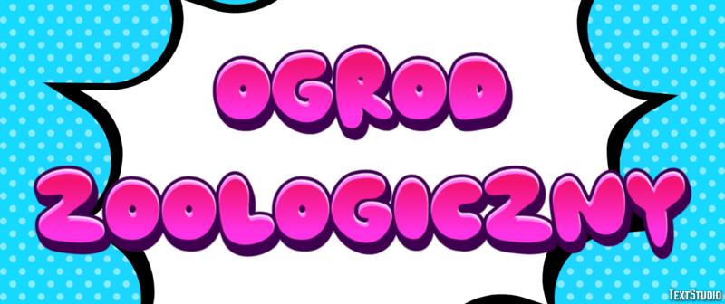 Ogród zoologiczny Efekt tekstowy
