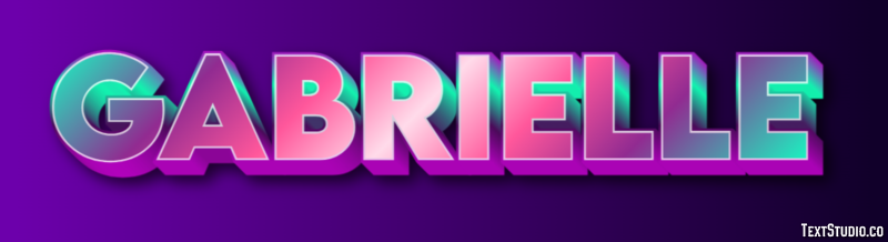 Gabrielle Text Effect