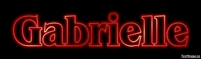 Gabrielle Text Effect