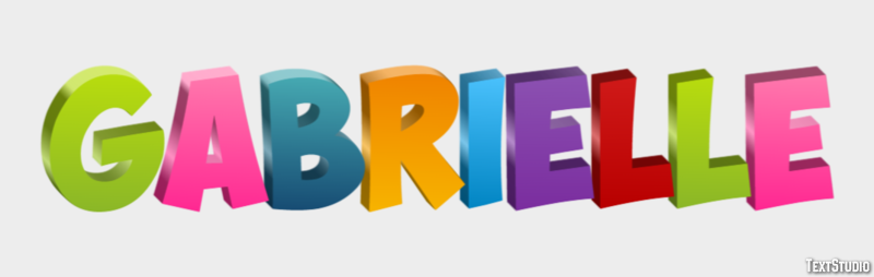 Gabrielle Text Effect