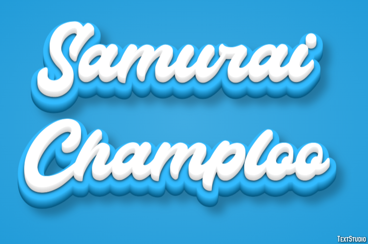 Samurai Champloo Text Effect