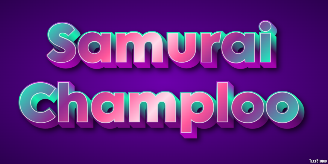 Samurai Champloo Text effect