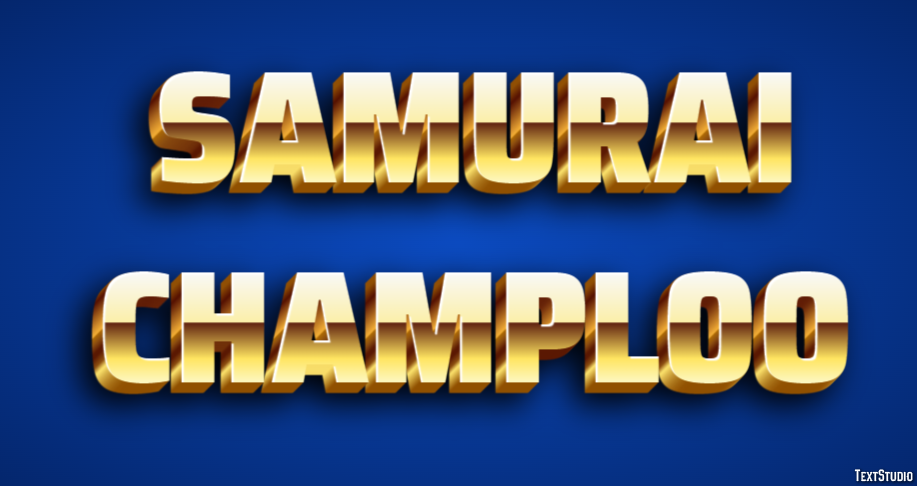 Samurai Champloo Эффект текста