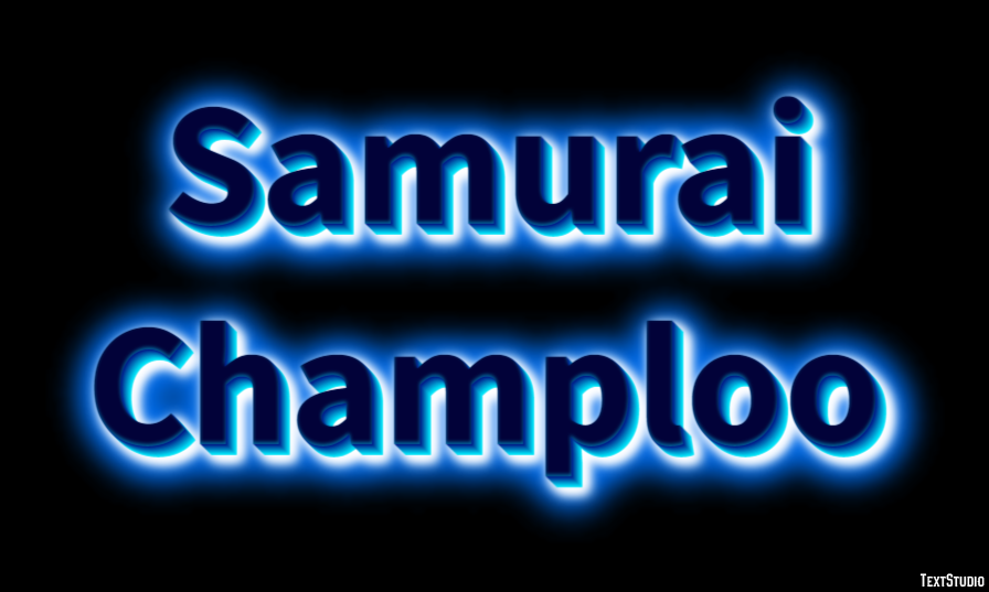 Samurai Champloo Text effect
