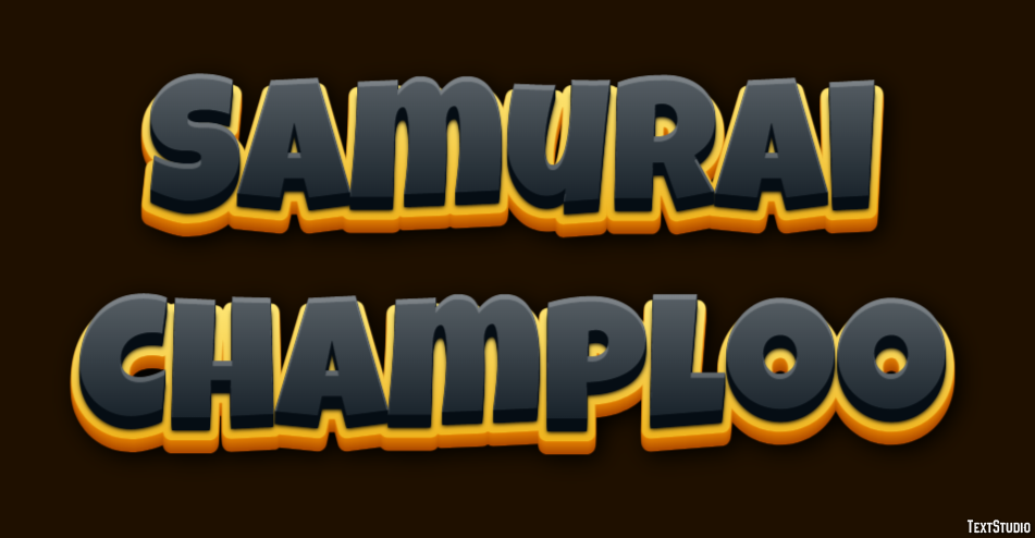 Samurai Champloo Эффект текста