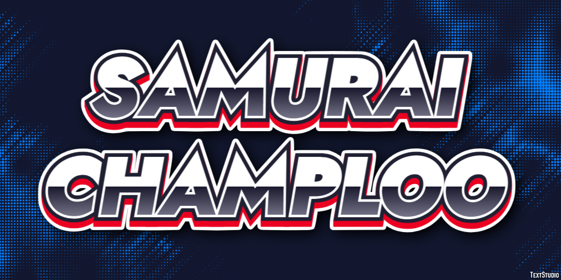 Samurai Champloo Text Effect