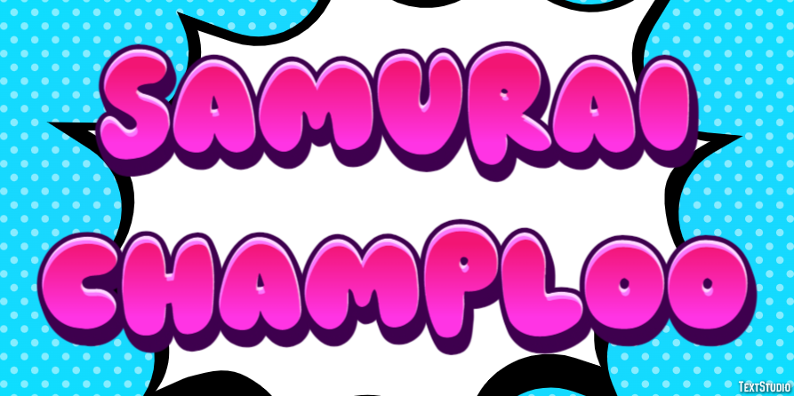 Samurai Champloo Text Effect