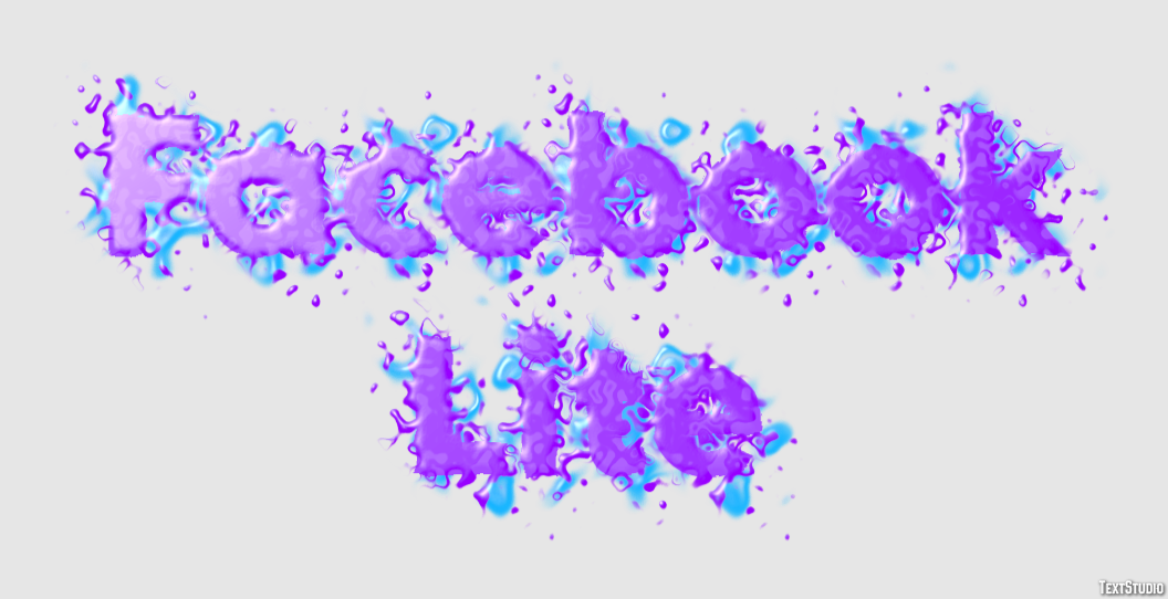 Facebook Lite Texteffekt