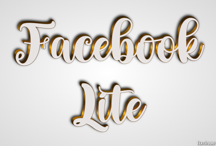 Facebook Lite Metin Efekti
