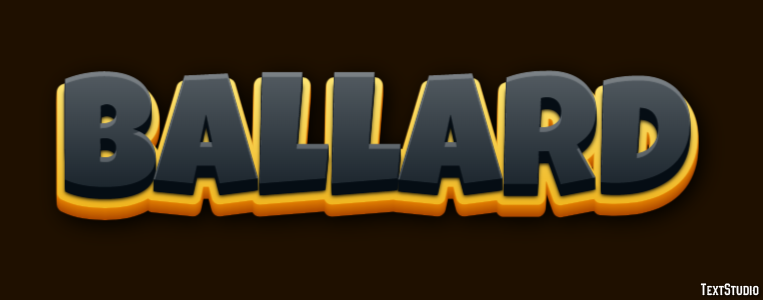 Ballard Effetto testo