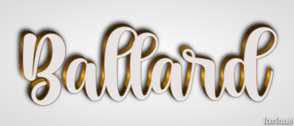 Ballard Text Effect