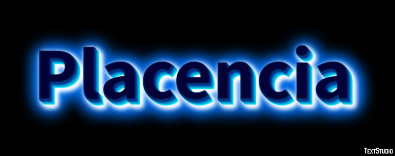 Placencia Tekst Effect