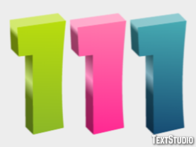 111 Effetto testo