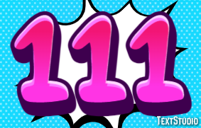 111 Efeito de texto