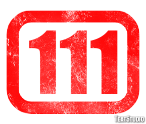 111 Efeito de texto