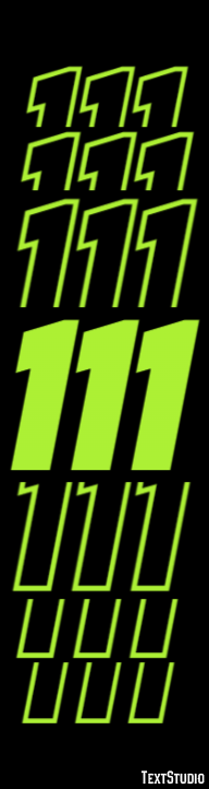 111 Efeito de texto